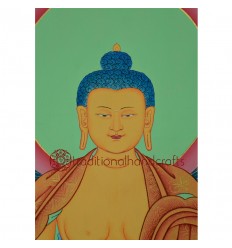 23.25"x16.5" Shakyamuni Buddha Thangka Painting