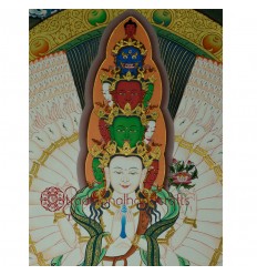 24.5"x18.5"  1000 Armed Avalokiteshvara Thankga Painting