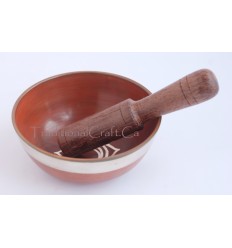 Fine Quality Bronze Alloy 3.25" Tibetan Buddhism Singing Healing Meditation Bowl from Nepal