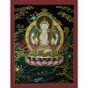 26.5"x20.5" Chenrezig Thangka Painting