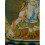 26.5"x20.5"  White Tara Thangka Painting