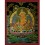 26.5"x20.25"  Yellow Jambhala Thankga Painting
