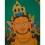 27.5"x21.5"Yellow Jambhala Thankga Painting