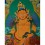 27.5"x21.5"Yellow Jambhala Thankga Painting