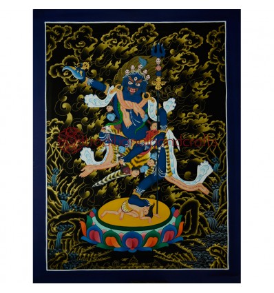 27.75"x21"  Vajravarahi or Dorje Phagmo Thangka Painting