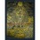 32.5"x24.5" Black and Gold Vajravarahi or Dorje Phagmo Thangka Painting