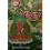 32.75"x22.5"  White Tara Thangka Painting