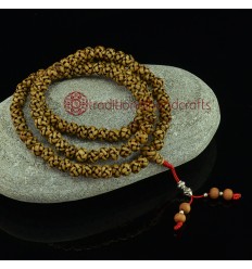 10 mm Bone Knot Carving 108 Beads Mala