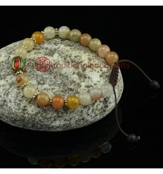 8 mm Agate 18 Prayer Beads Wrist Mala