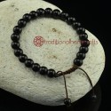 8 mm Black Onyx 24 Prayer Beads Wrist Mala