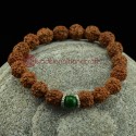 10 mm Rudraksha 18 Prayer Beads Wrist Mala