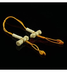 Vajra & Bell Bone Mala Counters Set from Nepal