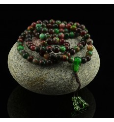 8 mm Agate 108 Beads Tibetan Buddhist Meditation Prayer Japa Mala