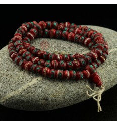 8 mm 108 Bone Prayer Beads Mala