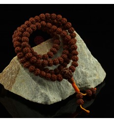 10 mm Rudraksha 108 Bone Prayer Beads Mala