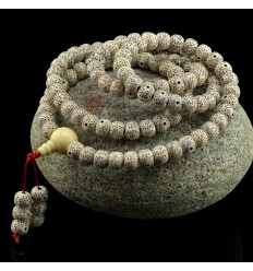 9 mm Plastic Lotus Seed 108 Beads Tibetan Buddhist Meditation Prayer Japa Mala