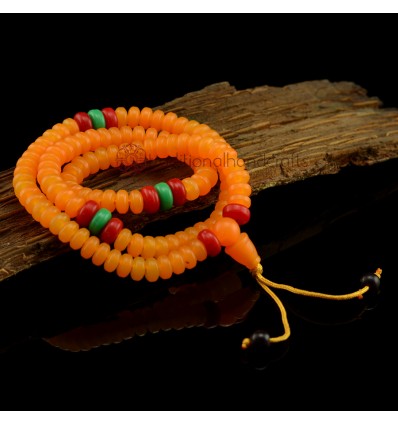 9 mm Plastic 108 Beads Tibetan Buddhist Meditation Prayer Japa Mala