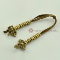 Vajra & Bell Metal Mala Counters Set