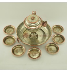 6.75" Dzambhala Water Offering(Chutor) Set