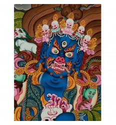 32.75" x 22.75" Palden Lhamo Thangka Painting